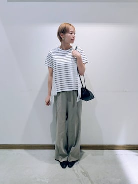 「アイテム（その他シューズ）」を使った、のみ子さん（レディース・154cm）の秋コーディネート