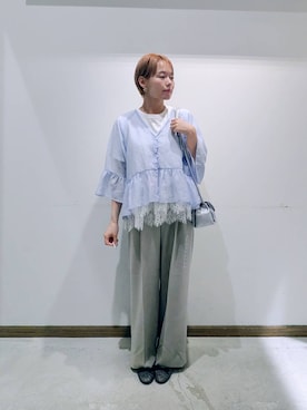 のみ子さん（レディース・154cm）の夏コーディネート