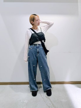 「アイテム（ローファー、その他）」を使った、のみ子さん（レディース・154cm）の秋コーディネート