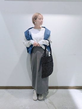 「撥水」｜のみ子さん（レディース・154cm）の秋コーディネート