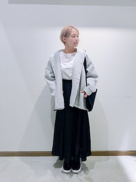 「アイテム（ブルゾン）」を使った、のみ子さん（レディース・154cm・30代）の秋コーディネート
