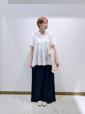 のみ子さん（レディース・154cm）の夏コーディネート