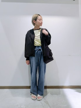 のみ子さん(レディース・154cm)の春コーディネート