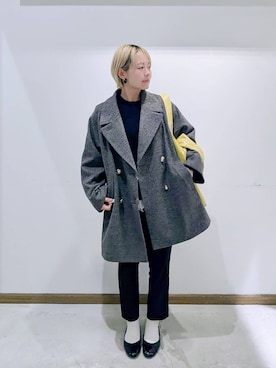 のみ子さん（レディース・154cm）の冬コーディネート