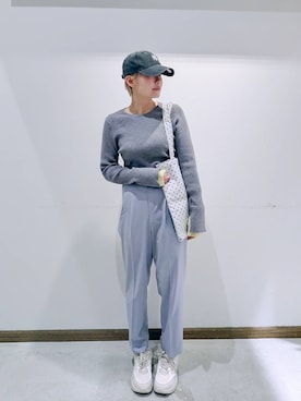 のみ子さん（レディース・154cm）の冬コーディネート