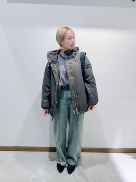 「アイテム（パンプス）」を使った、のみ子さん（レディース・154cm・30代）の冬コーディネート