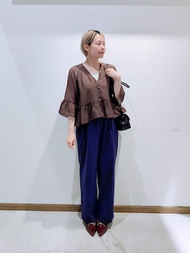 のみ子さん(レディース・154cm)の夏コーディネート