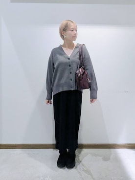 「アイテム（キャミソール）」を使った、のみ子さん（レディース・154cm・30代）の秋コーディネート