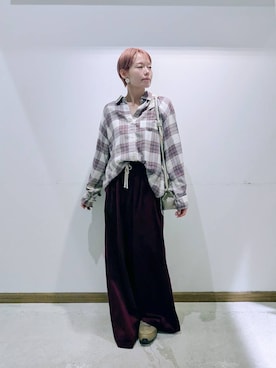 のみ子さん（レディース・154cm）の秋コーディネート