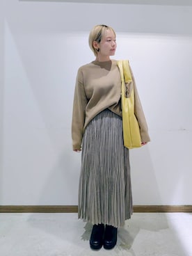 のみ子さん（レディース・154cm）の冬コーディネート