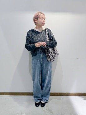 「アイテム（キャミソール）」を使った、のみ子さん（レディース・154cm・30代）の秋コーディネート