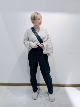 のみ子さん（レディース・154cm）の冬コーディネート