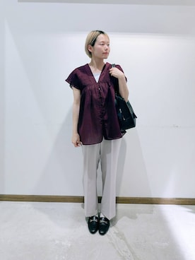 のみ子さん（レディース・154cm）の夏コーディネート