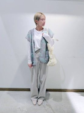 「アイテム（パンプス）」を使った、のみ子さん（レディース・154cm・30代）の冬コーディネート