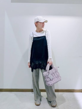 のみ子さん（レディース・154cm）の冬コーディネート