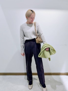 のみ子さん（レディース・154cm）の冬コーディネート