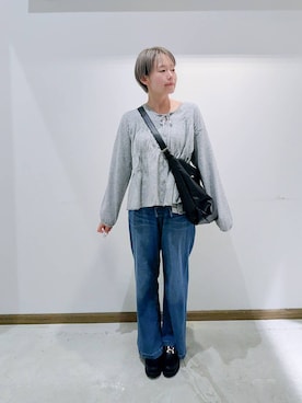 のみ子さん(レディース・154cm)の春コーディネート