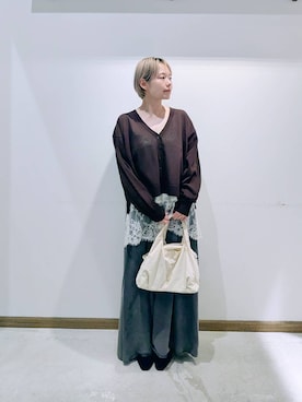 のみ子さん（レディース・154cm）の夏コーディネート