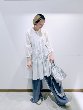 のみ子さん（レディース・154cm）の夏コーディネート