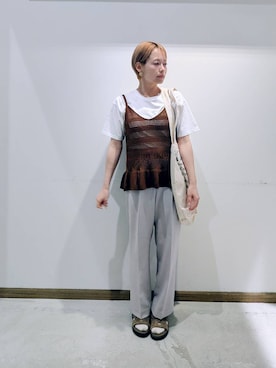 のみ子さん(レディース・154cm)の秋コーディネート