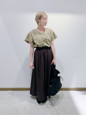 のみ子さん（レディース・154cm）の秋コーディネート