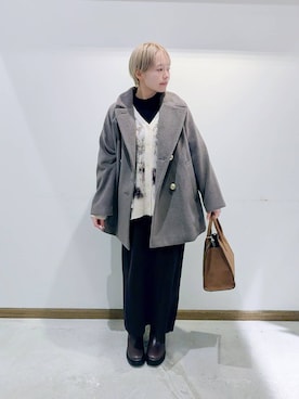 「アイテム（ワンピース/ドレス）」を使った、のみ子さん（レディース・154cm・30代）の秋コーディネート