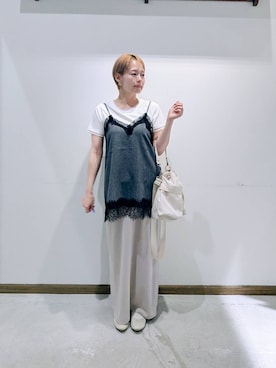 のみ子さん（レディース・154cm・40代）の秋コーディネート