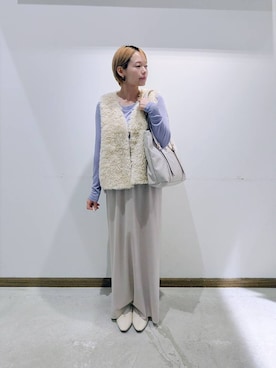 のみ子さん（レディース・154cm）の秋コーディネート