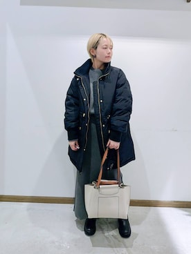 のみ子さん(レディース・154cm)の冬コーディネート