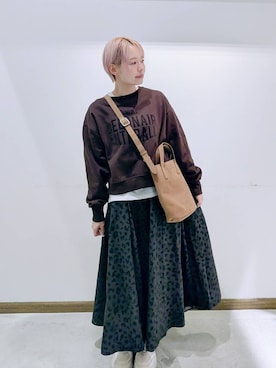 のみ子さん（レディース・154cm）の冬コーディネート