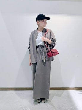 「アイテム（ブルゾン）」を使った、のみ子さん（レディース・154cm・30代）の秋コーディネート