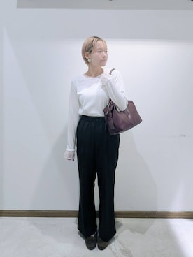 「撥水」｜のみ子さん（レディース・154cm）の秋コーディネート