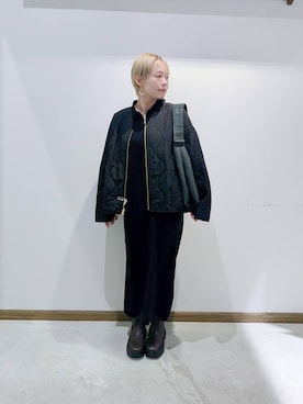 「GLOBAL WORK（グローバルワーク）のアイテム（ブルゾン）」を使った、のみ子さん（レディース・154cm）の冬コーディネート