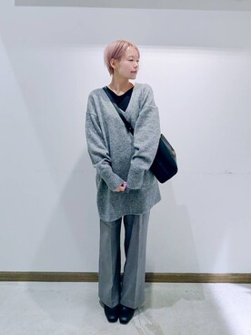 のみ子さん（レディース・154cm）の冬コーディネート