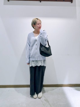 のみ子さん(レディース・154cm)の春コーディネート