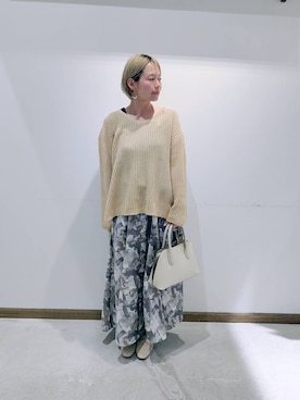 のみ子さん（レディース・154cm）の春コーディネート