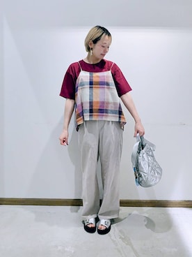 のみ子さん(レディース・154cm)の夏コーディネート