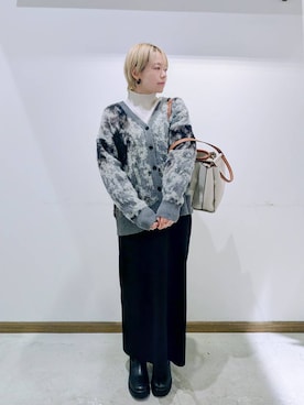 のみ子さん（レディース・154cm）の冬コーディネート