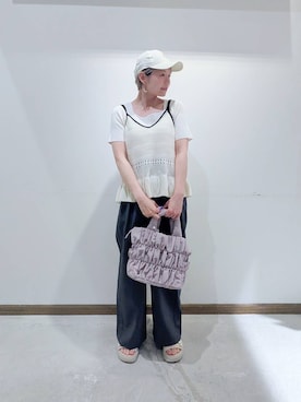 のみ子さん(レディース・154cm)の春コーディネート