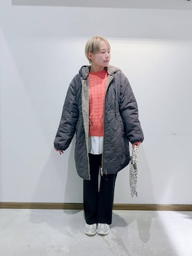 「GLOBAL WORK（グローバルワーク）のアイテム（ブルゾン）」を使った、のみ子さん（レディース・154cm）の秋コーディネート