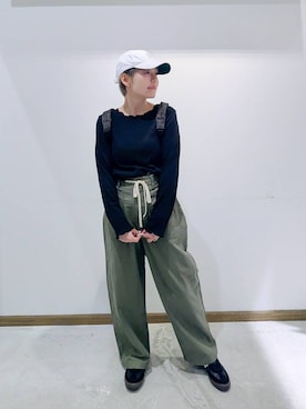 のみ子さん（レディース・154cm）の春コーディネート