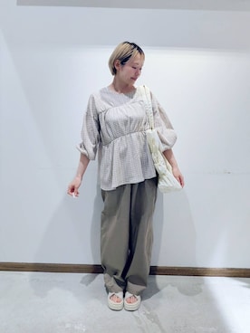 のみ子さん(レディース・154cm)の夏コーディネート