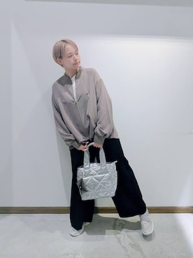 「アイテム（ブルゾン）」を使った、のみ子さん（レディース・154cm・30代）の秋コーディネート