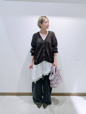 のみ子さん(レディース・154cm)の春コーディネート