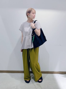 「春コーデ」｜のみ子さん（レディース・154cm・30代）の秋コーディネート