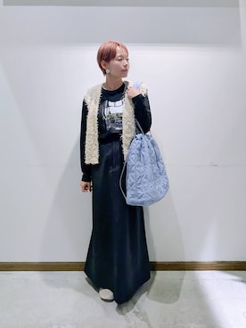 「撥水」｜のみ子さん（レディース・154cm）の秋コーディネート
