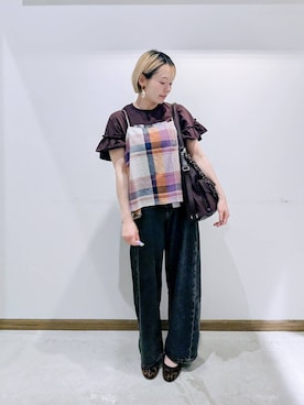 のみ子さん(レディース・154cm)の夏コーディネート