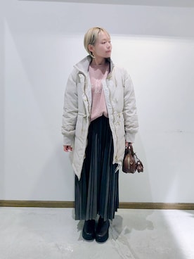 のみ子さん(レディース・154cm)の冬コーディネート