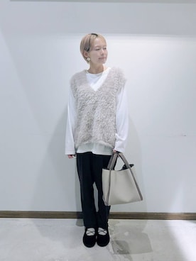 のみ子さん（レディース・154cm）の秋コーディネート