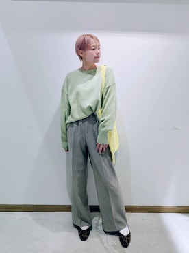 のみ子さん（レディース・154cm）の冬コーディネート